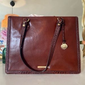 Brahmin peacan business tote - never used